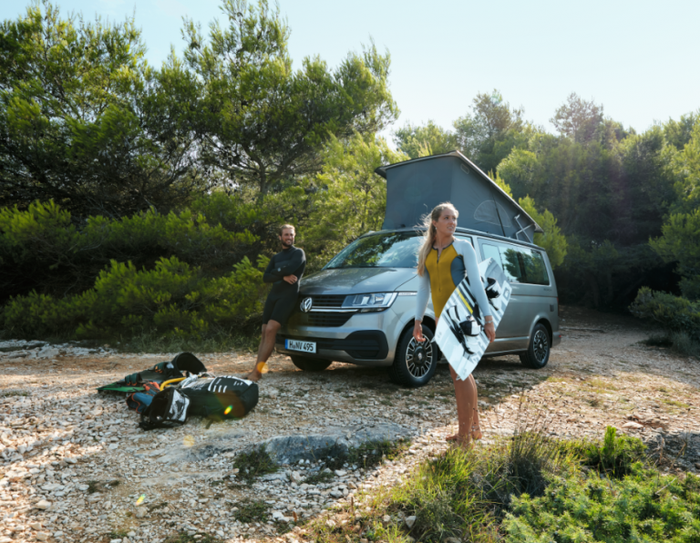 Campingbus in Frankreich