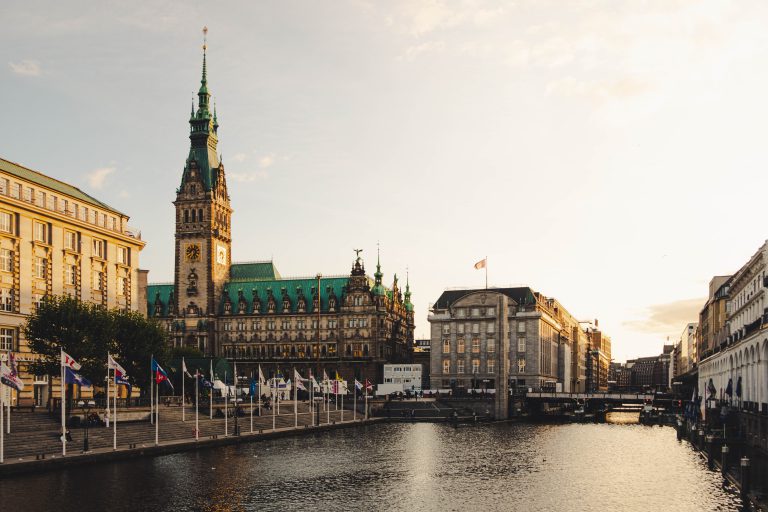 Hambuger Stadt an der Alster