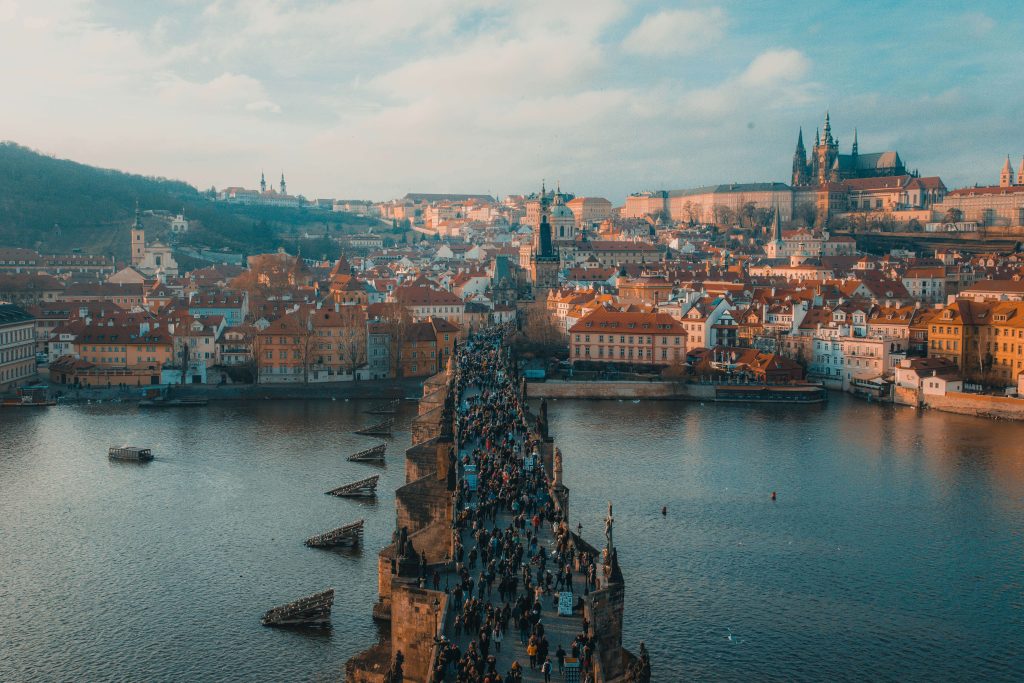 Blick auf die Stadt Prag