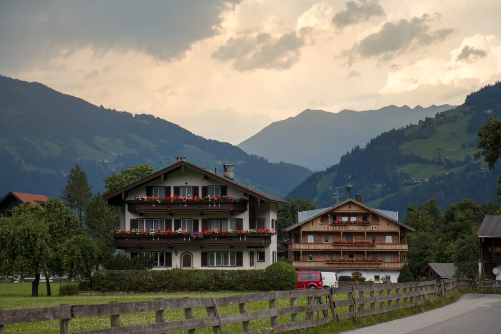 Das Bergpanorama des Zillertals