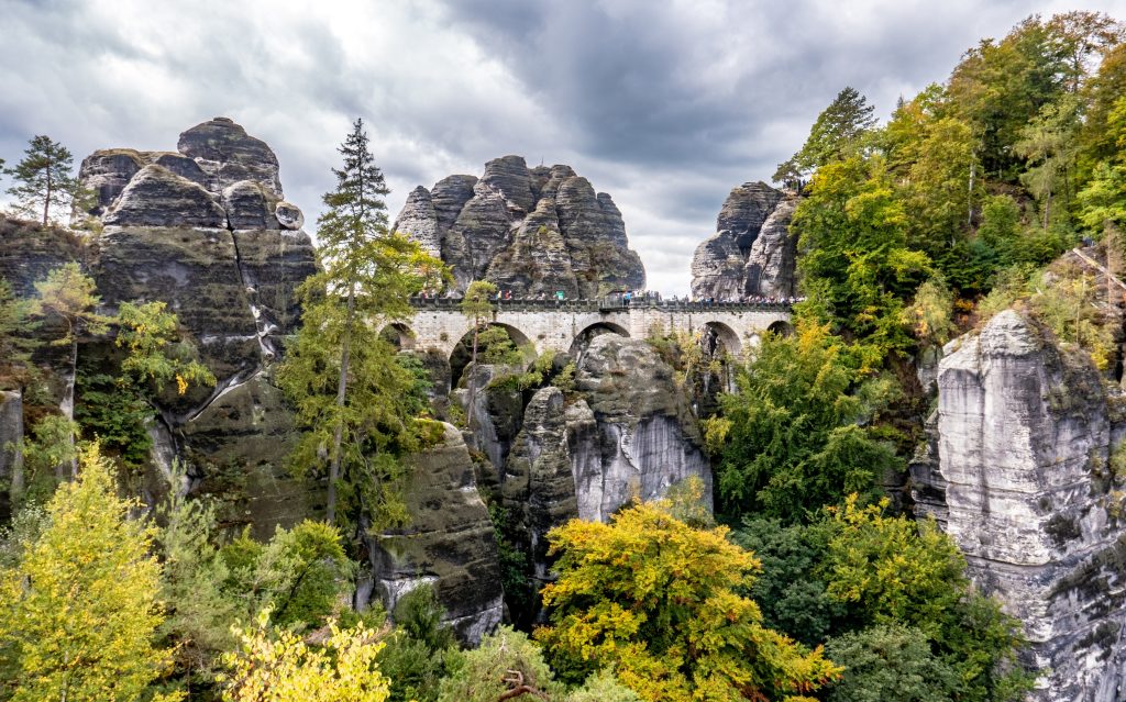 Berglandschaft in der sächsischen Schweiz