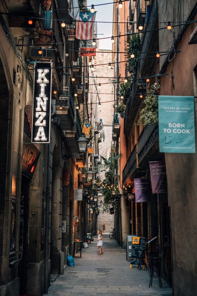 Gasse in Barcelona 