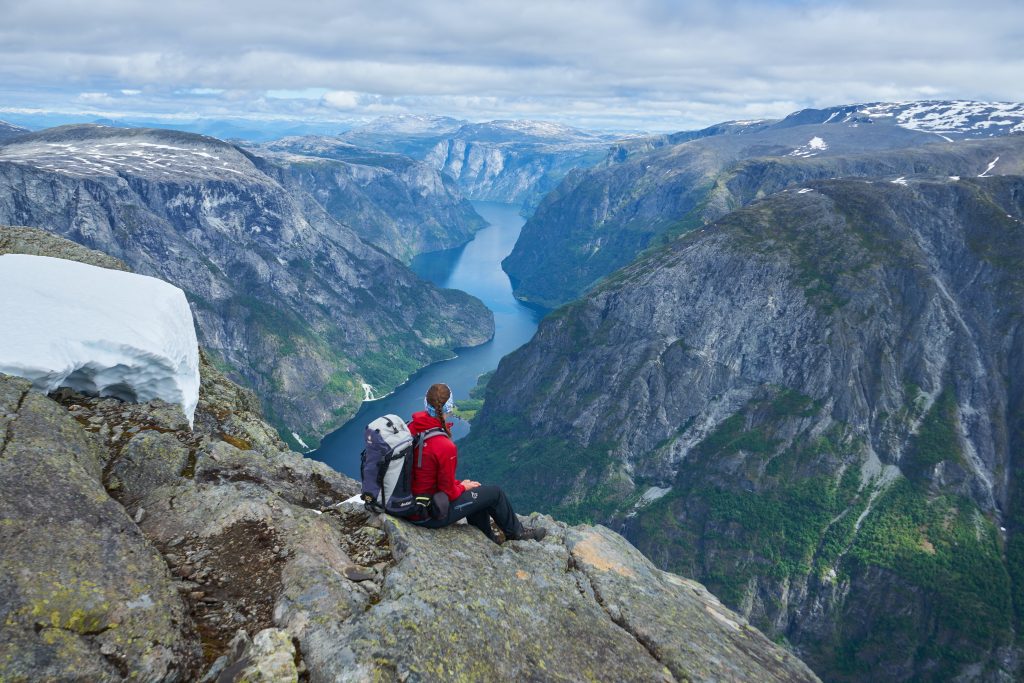 Das Panorama des Nærøyfjord