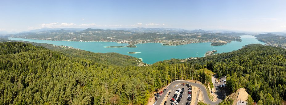 5-Sterne-Camping Österreich - Blick über den Wörthersee