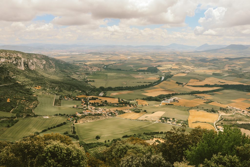 Baskenland-grüne Landschaft