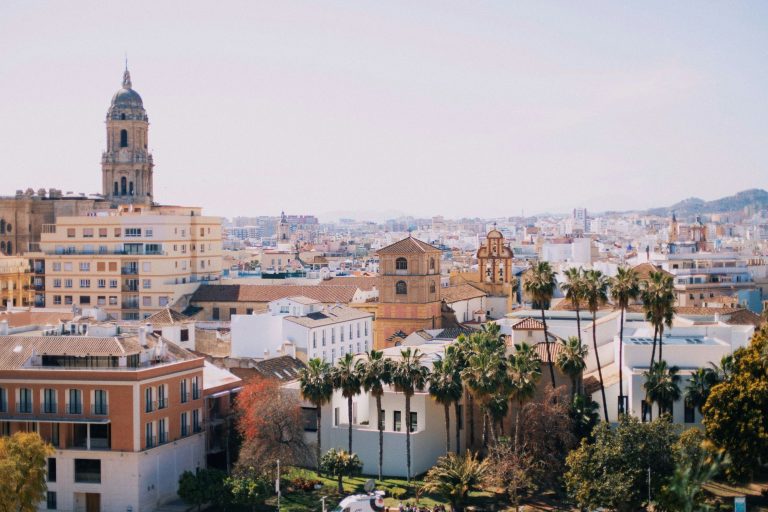 Campingplatz Malaga - Blick über die Stadt